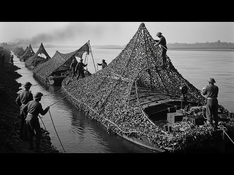 How Britain Turned River Barges Into Camouflage Platforms — And German Recon Missed Entire Convoys