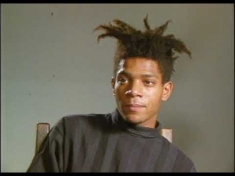 Jean-Michel Basquiat Modeling for Comme des Garçons & Interview (1985)