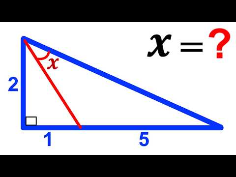 Can you find the angle X? | (Trigonometry) | #math #maths | #geometry