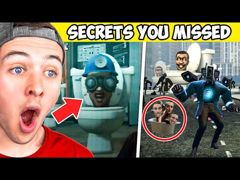 Insane EASTER EGGS in SKIBIDI TOILET!