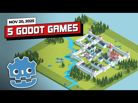 5 Games Made in Godot To Inspire You (11/20/25)