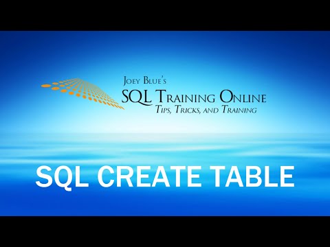 SQL Create Table | Quick Tips Ep62