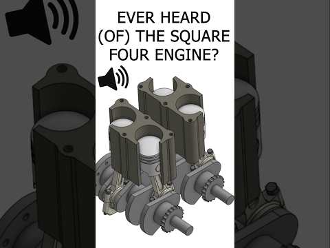 #squarefour #engine #shorts #engineering #ariel #motorcycle #d4a #driving4answers #horsepower