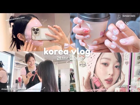 GLOW UP IN KOREA 🎀 | skincare clinic, hair salon, korean nails, olive young, shopping, han river