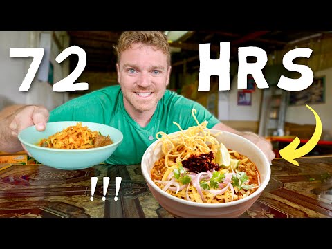72 HRS Eating The BEST THAI STREET FOOD in CHIANG MAI