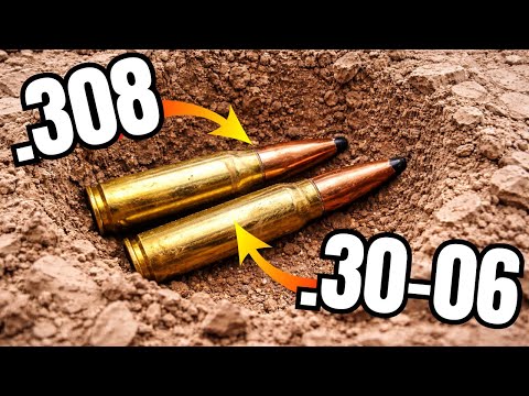 .308 vs 30-06 Into Solid Clay — The Difference Is Surprising