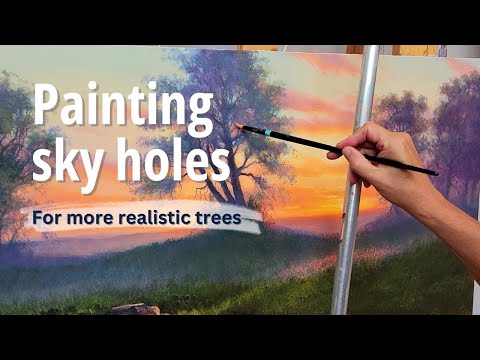 THIS is a technique you need to use! #howtopainttrees