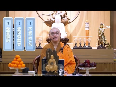 三種學佛人：不覺苦、知苦、經苦而欲度人之苦│師父希望大家可以從第二類慢慢進步變成第三類：法忍法師開示【有字幕】