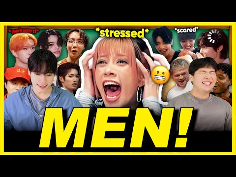 katseye being *so done* with MEN (awkward interactions w/ male IDOLS)🤣 | Korean reaction