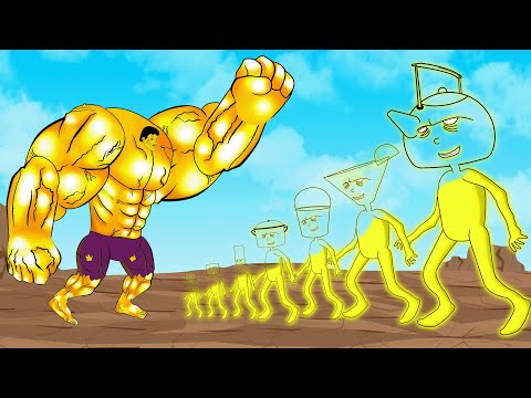 Evolution Of GOLD HULK Vs Evolution Of MONSTER RADIATION : Returning From The Dead SECRET