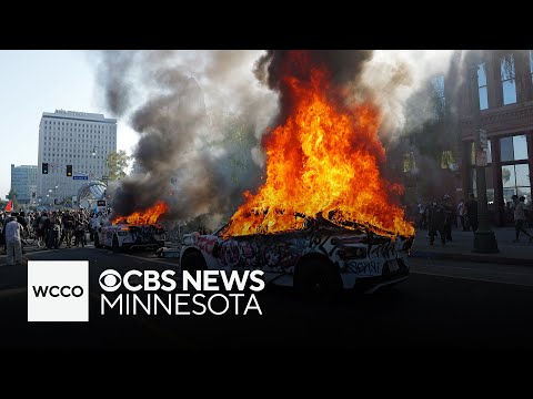 Protesters clash with police in Los Angeles over ICE actions