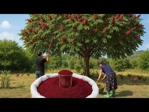 Azerbaijan’s Traditional Sumac Harvesting & Drying - Complete Step by Step Guide