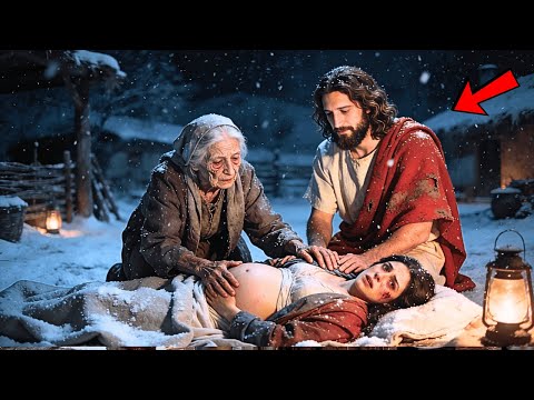 EN NOCHEBUENA, UNA PARTERA MORIBUNDA ATENDIÓ UN PARTO BAJO LA NIEVE... ERA JESÚS OBSERVANDO...