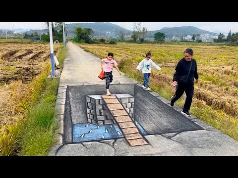 The Best Drawing Illusion 3D Art On The Street