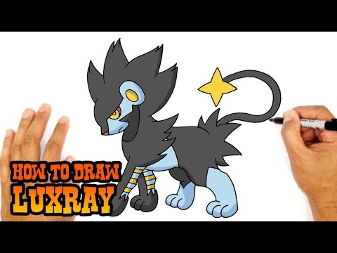 How to Draw Luxray | Pokemon