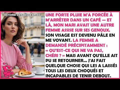 J'ai surpris une femme assise sur les genoux de mon mari dans un café.