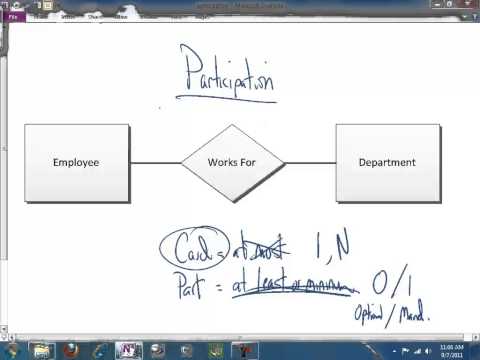 The Participation Constraint in the ER Diagram