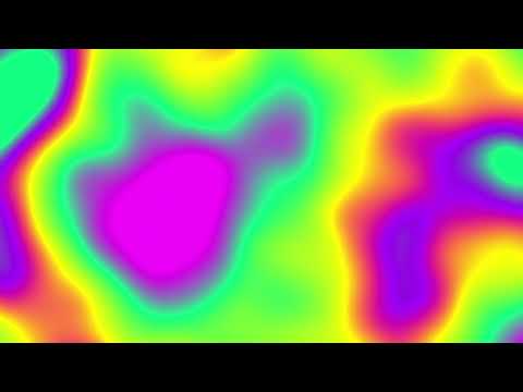 2h Psychedelic Multicolor Mood Lights Background | Peaceful Music 4K