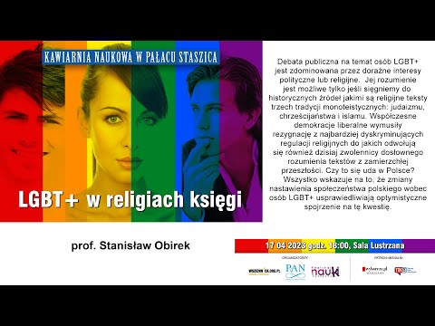 LGBT+ w religiach księgi / prof. Stanisław Obirek