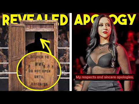 REVEALED: WWE WRESTLER IN MYSTERY CRATE..Stephanie Vaquer APOLOGY...RIP WWE Director..Wrestling News