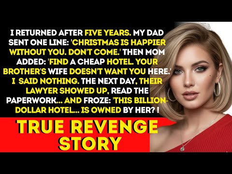 My Dad Texted “Christmas Is Happier Without You” — Then Lawyer Froze: I Own the Billion-Dollar Hotel