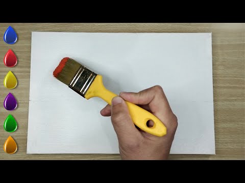 This painting will touch your heart  / Acrylic Painting for Beginners