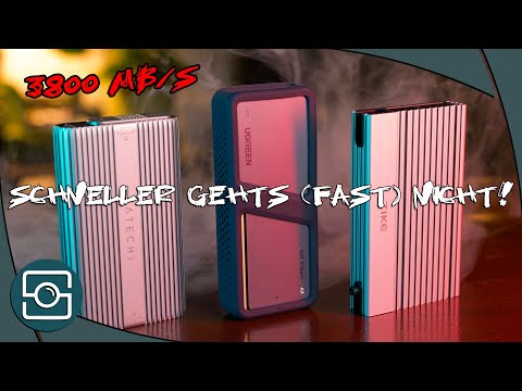 SCHNELLER GEHTS (FAST) NICHT! USB4 SSD CASES IN VERGLEICH!