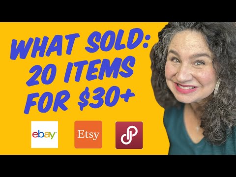 Reseller WHAT SOLD for great profit on EBay Etsy and Poshmark