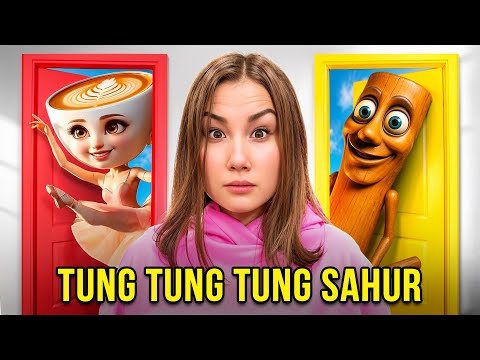 ТУНГ ТУНГ ТУНГ САХУР и Черная Тень в игре КРАСНАЯ и ЖЕЛТАЯ ДВЕРЬ !