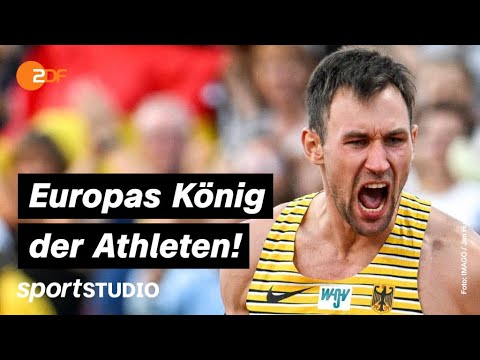 Niklas Kaul gewinnt sensationell Zehnkampf-Gold | European Championships München | sportstudio