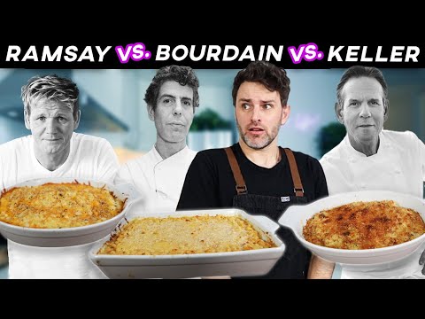 Mac & Cheese CAGE MATCH: Ramsay vs. Bourdain vs. Keller - Only One Will Reign