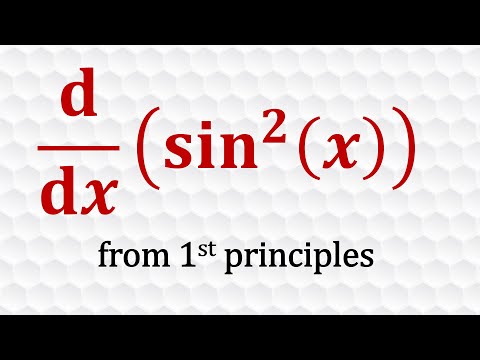 Derivative of sin^2(x) from first principles