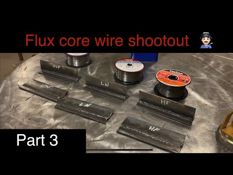 Flux core welding part 3: wire shootout with cut & etch