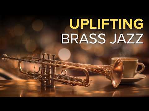 Uplifting Brass Jazz for a Better Mood ☀️ | Smooth Sax Cafe Music (No Mid-Roll Ads)