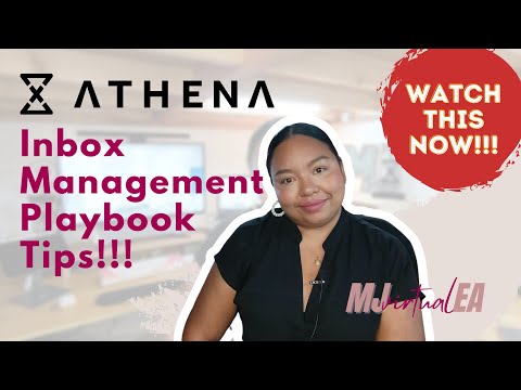 Athena Inbox Management Playbook Tips 2023!