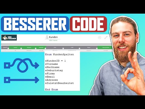 Sauberen, effizienten und gut lesbaren Code schreiben (mit Enums + Beispiel) | Excel VBA