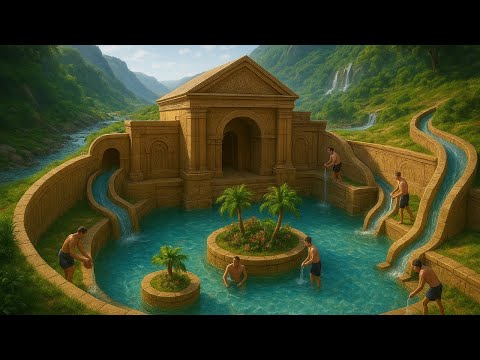 Primitive Building: 200 Days Creating a Hidden Waterfall Palace and Underground Pool