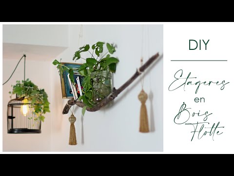 DECO . Etagère en bois flotté, simple, rapide, super joli !