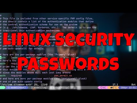 Linux Security for Beginners #1: Passwords (quality, history, aging, locking)