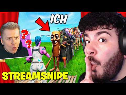 Ich STREAMSNIPE ZYZTM's SKIN CONTEST und er DREHT KOMPLETT DURCH ... Fortnite