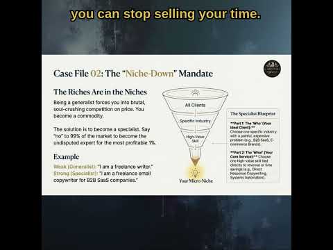 Stop Charging Hourly: How To Build A "Business Of One" (Full Guide)