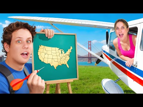 Throwing a Dart on a Map and Racing to Where it Lands