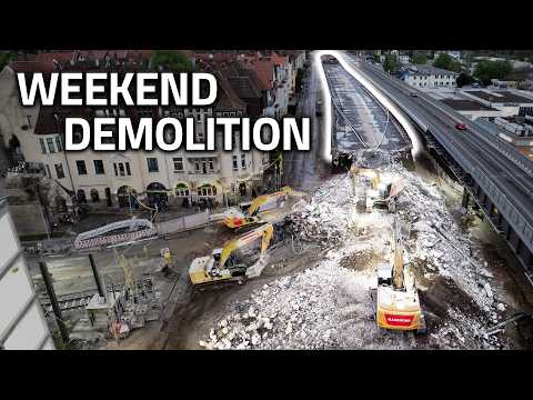 How Germany Demolishes a Bridge in Under 48 Hours!