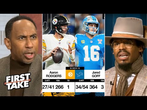 FIRST TAKE | Steelers have just become much more SCARY - Stephen A. on Refs want Rodgers in Playoffs