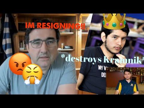 Kramnik LOSING to JOSPEM for 8 minutes straight