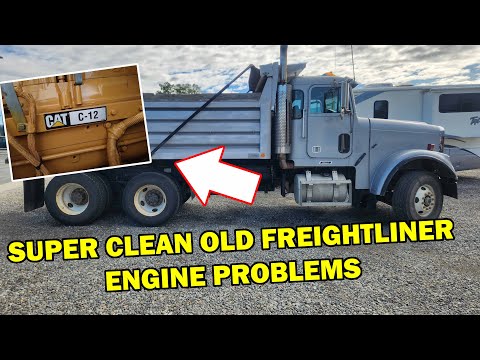 Grey Old Freightliner is SUPER CLEAN, but has an Engine Problem.
