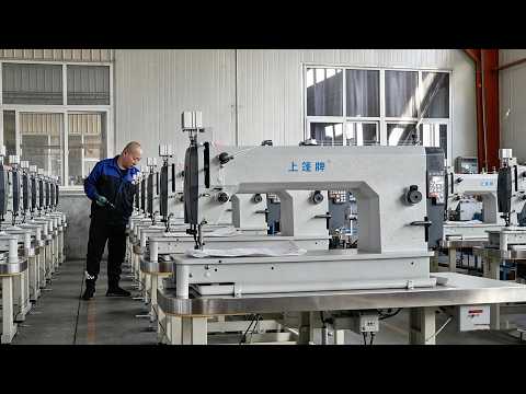 Amazing ！How Chinese factories produce industrial sewing machines