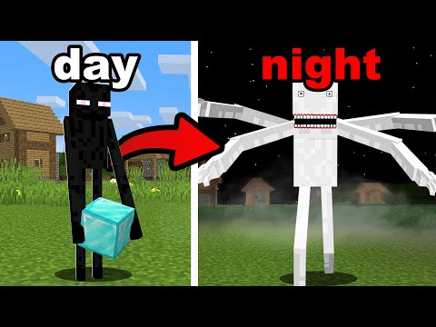 I Made A MUTANT WHITE Enderman To Scare My Friends