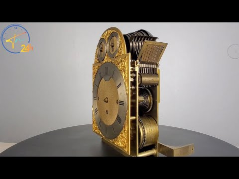 Beautiful J.C Jennens & Son 8 Bells and 1 Gong  England Triple  Fusee Clock