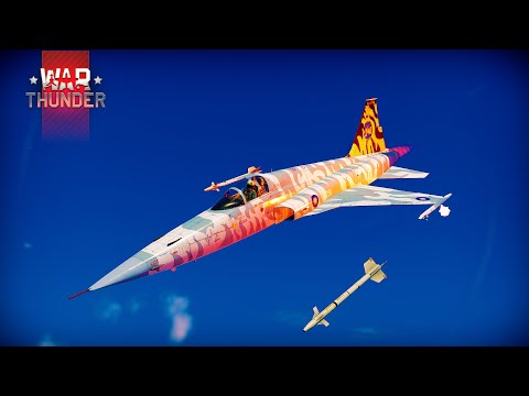 [War Thunder] The old antiques in service of the Taiwanese Air Force! | ROC F-5E Tiger ll fighter